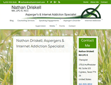 Tablet Screenshot of nathandriskell.com